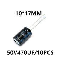 【cw】 Electrolytic capacitor 50V 470uF 10x17MM line aluminum electrolytic (10 pcs)