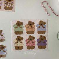 สติ๊กเกอร์หมี vintage : nana bear น่ารักมากค้าบ สีน้องคุมโทนมาก