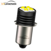 Ruiandsion 1 Piece P13.5S Mag Light LED Bulb 2 C&amp;D Cells Maglite Torch Flashlight LED Converter 3V White