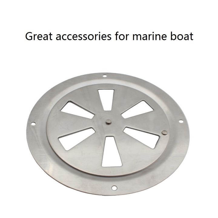 stainless-steel-316-marine-round-blower-louver-vent-cover-side-knob-opening-5-inch-mirror-polish-air-louver-vent