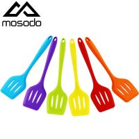 Silicone Turner Slotted Kitchen Gadgets Non Stick Shovel Spatula Egg Fish Frying Pan Long Handle Scoop Cooking Tools Utensils