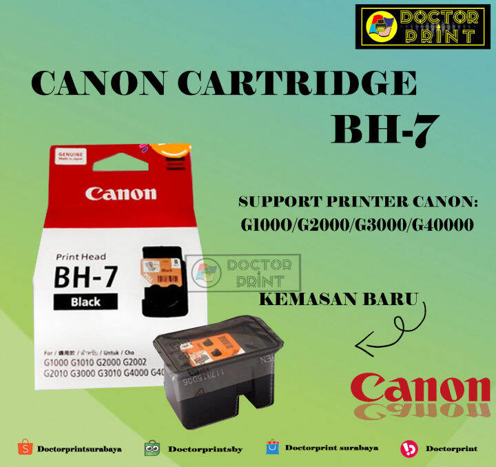 Cartridge BH7 Black Printer Canon G1010 G2010 G3010 G1000 G2000 G3000