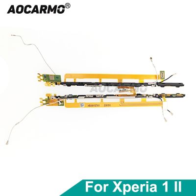 Aocarmo สําหรับ Sony Xperia 1 II / X1ii Mark 2 สัญญาณเสาอากาศเปิด / ปิดปุ่มปรับระดับเสียง สวิตช์กล้อง Flex Cable Replacement Part