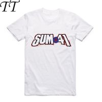 Men Print Sum 41 T Shirt Sum41 Punk Band Popular Rock Cool Tee Hop Gildan