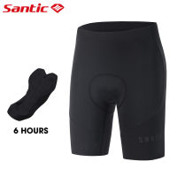 Santic Men Cycling Shorts Professional Shockproof 4D Padded 6 Hours Breathable Bicycle Bike Short Pant