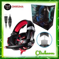 ONIKUMA K2 USB 7.1 Channel Sound Stereo Gaming Headphones Casque Gamer Headset with Mic LED Light for Computer PC Laptop