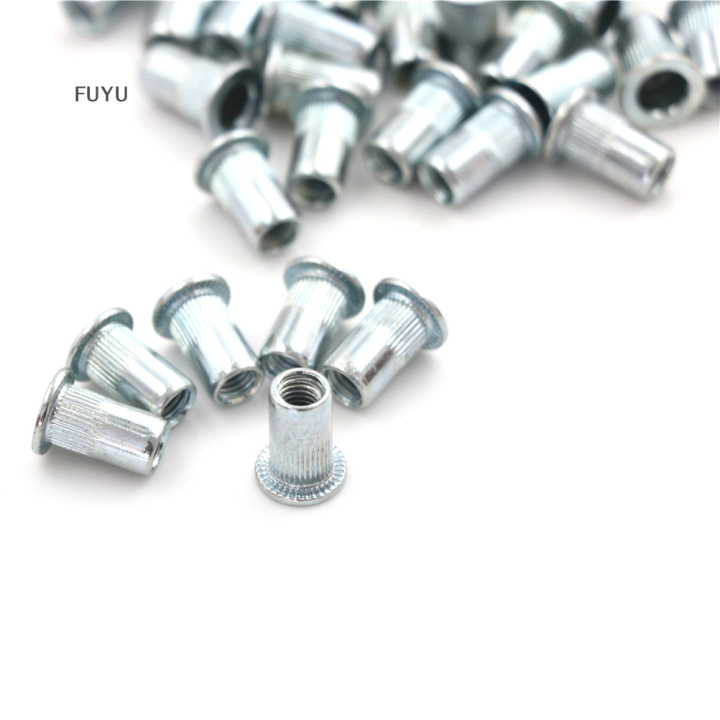 fuyu-m5-thread-blue-white-zinc-rivet-nut-insert-nutter30-pcs