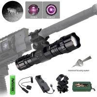 sell well feytu308 - / 200หลา LED อินฟราเรดไฟฉาย Z Oomable ล่าสัตว์ไฟฉาย940นาโนเมตรปรับ IR แสง Night Vision 18650ชาร์จเมาสวิทช์กล่อง