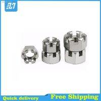 ۞ 304 stainless steel hexagonal slotted nut slotted nut GB6181 GB6178 M6M8M10M12M14M16