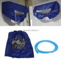 Blue Air Conditioner Cleaning Dust Washing Cover Clean Waterproof Protector Cap With 3m Water s Whosale&amp;DropShip