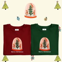 เสื้อChristmas ลาย ขวดโหล (ผ้าคอตตอน สกรีนชัด สีสด ติดทน)