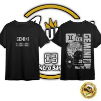 New KaosZodiacGEMINI [UNK] T-Shirt Zodiac READY Tanganpanjang &amp; Pendek [UNK] Bahancotoncombed24s &amp; 30s READY 2023