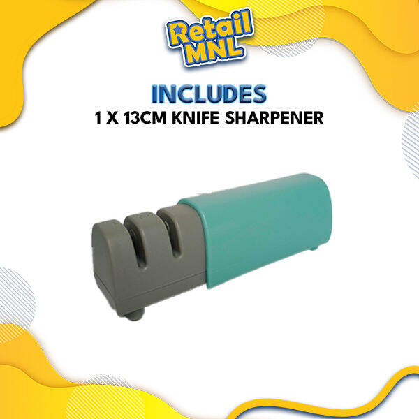 Retailmnl TwoStage Retractable Telescopic Knife Sharpener Blue Lazada PH