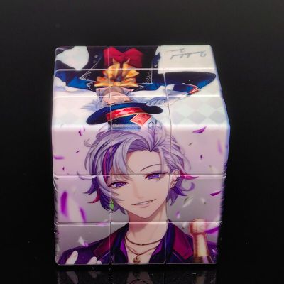 3x3x3 Harajuku Anime Handsome Man Magic Cube Puzzle  3×3 Professional Stress Reliever Speed Cubo Fidget Toys Brain Teasers