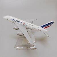 A380อัลลอยด์แอร์ฟเครื่องบินจำลองซ์แอร์บัสรุ่น Diecast W ขาตั้ง16ซม.