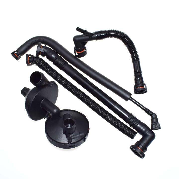 ใหม่ PCV crankcase Vent Valve & Breather hose Kit Fit BMW E46 3 Series
