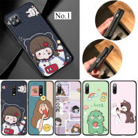 62TEE Simplicity Cartoon Girl อ่อนนุ่ม High Quality ซิลิโคน TPU Phone เคสโทรศัพท์ ปก หรับ VIVO T1 S7E Y73 Y73S Y75 Y79 Y85 Y66 Y67 Y70 Y89 Y95 Y93 Y91 V5 V5S V11 V15 V7 V9 V19 V20 V21 V21E V23 Pro SE Plus Lite