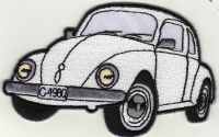 iron on patch Embroidery VW Beetle 9x6 cm ด้วง VW ตัวรีด เย็บติดผ้าประเทศไทย โลโก้ปัก มีกาวสำหรับรีด ตกแต่งเสื้อผ้า