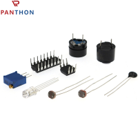 PANTHON 830หลุมตัวเก็บประจุตัวต้านทานกริ่ง LED ชิ้นส่วนอิเล็กทรอนิกส์ชุดเริ่มต้นพื้นฐาน