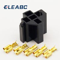 1Set Car Auto Vehicle 5 Pin Relay Socket Holder with 5Pcs 6.3mm Copper Terminal