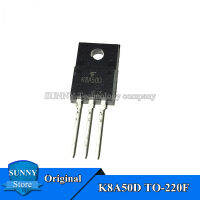 10Pcs Original K8A50D TO-220F TK8A50D TO220F 8A/500V MOSFET ทรานซิสเตอร์ธรรมดาและใหม่เดิม