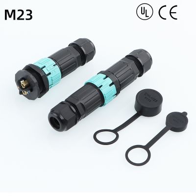 【CW】 Cable joint waterproof connector IP68 male and female butt aviation plug 2/3/4/5Pin welding free 0.25 6MM ² paneljackLED adapter