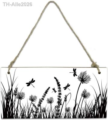 ┋☈✒ Door Sign Board Floral Hanging Plaques Planks for Farmhouse