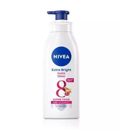 NIVEA Extra Bright Insta Glow Lotion 350ml (Exp 2025) | Lazada