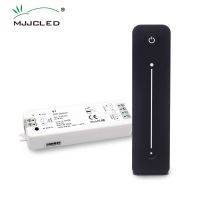 ⊕ LED Dimmer 12V 5V 24V 36V 8A PWM Wireless RF Switch with 2.4G Brightness Adjustment Touch Remote for Single Color LED Strip V1