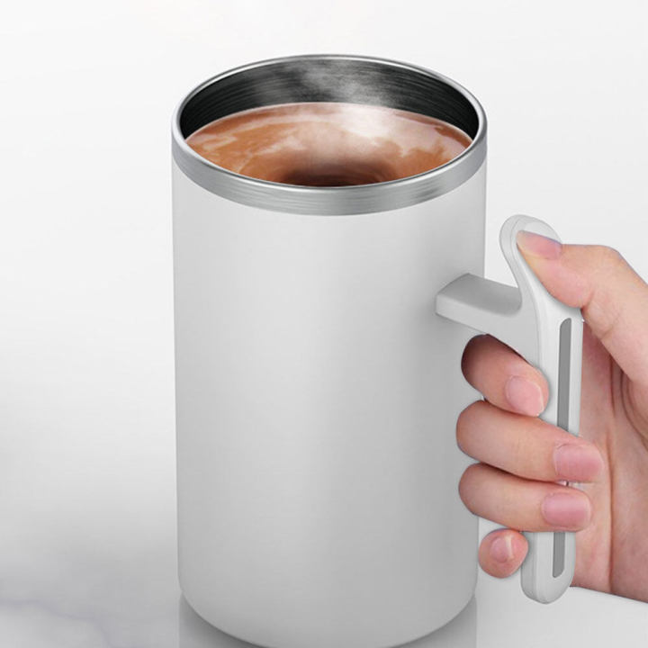 ถ้วยกวนแม่เหล็ก380มิลลิลิตรอัตโนมัติ-usb-ชาร์จถ้วยกวน304สแตนเลสถ้วยสำหรับโฮมออฟฟิศชานมกาแฟ