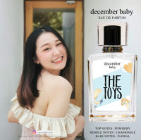 น้ำหอมกลิ่นแป้งเด็ก น้ำหอม น้ำหอม December baby ขวดใหญ่ สีฟ้า 100 มล. หอม สบายจมูก มีของแถม   แท้