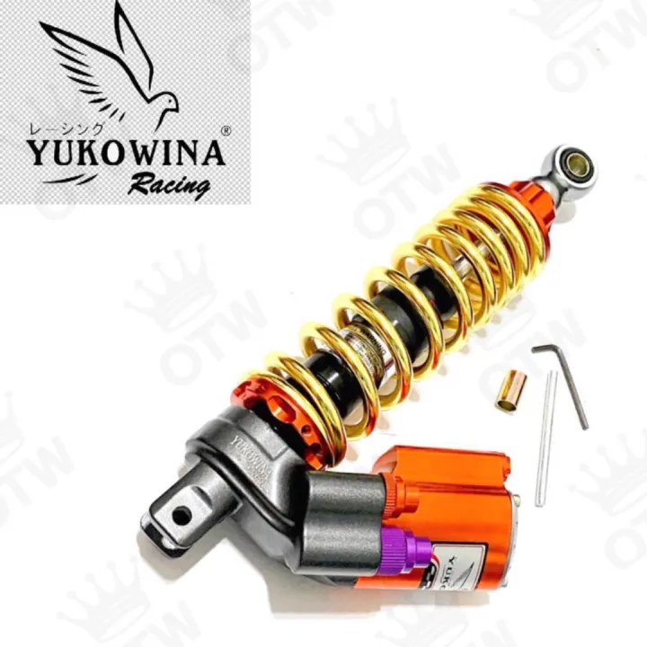 YUKOWINA 006 Motorcycle (GOLD) Rear Shock Gas Absorber 300MM Bottom Tank  For MIO | Lazada PH