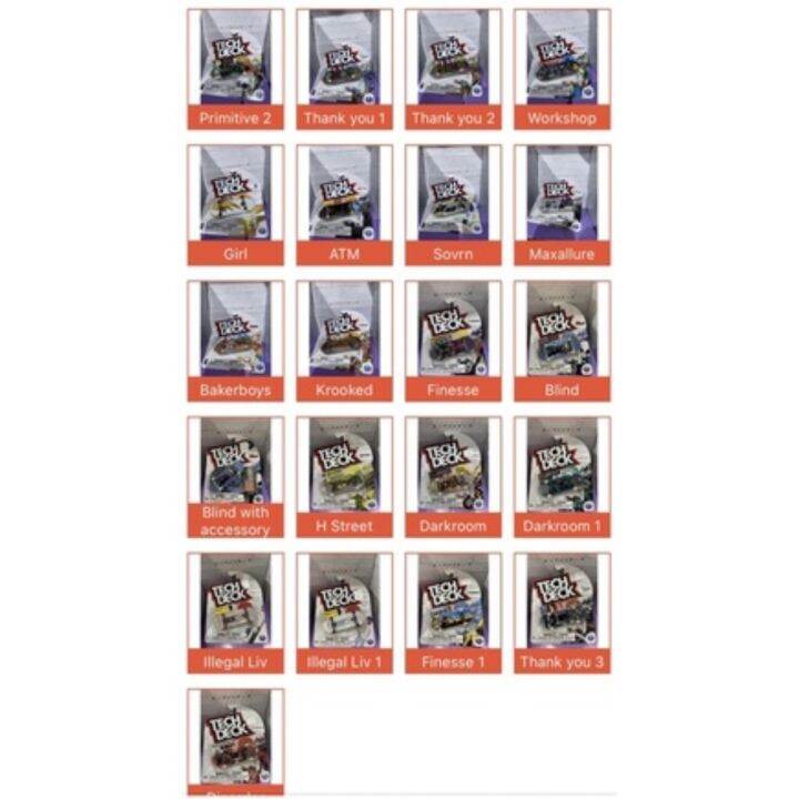 Tech Deck Fingerboard Series/ Santa Cruz Lazada PH