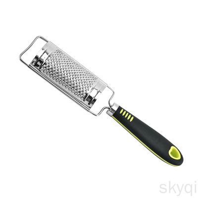 Stainless Steel Cheese Grater Home Kitchen Lemon Ginger Potato Zester with Ergonomic Soft Handle skyqi