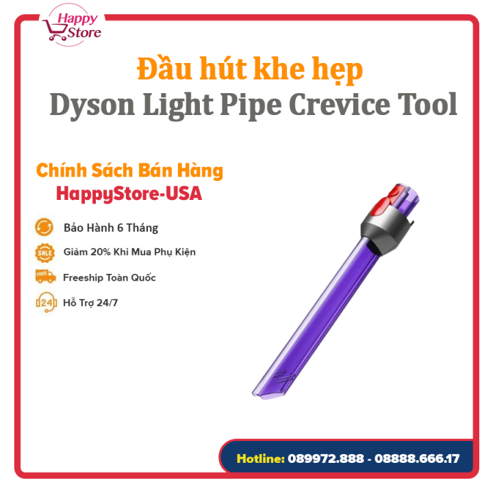 Light pipe crevice tool