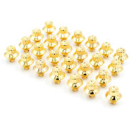 100pcs Wheel Rivets Nuts Fit Universal Rims Alloy Studs Lip Screw Bolt Tires Decoration D010 Gold Car Styling Accessories