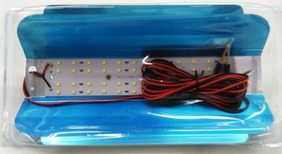 STEVE Accessory แผงไฟ LED DC12V 50W 48ดวงสำหรับแบตตารี่ รุ่น QY-L32 พร้อมสาย+ปากจระเข้