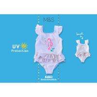 ✅ [9M-3Y] M&amp;S Seahorse Swimsuit UV Protection ชุดว่ายน้ำเด็ก ป้องกันแสงแดด