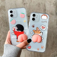 เคสโทรศัพท์นุ่มก้นการ์ตูน3D สำหรับ Realme 9 Pro Plus 8 9i 7i 6i 6 5 3 5i 5S XT C33 C55 C35 C21Y C21 C25s C17 C15 C12 C11 C20 C3 X3 SuperZoom Narzo 50A 50i GT NEO เคสป้องกัน TPU ใส3 GT