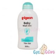 Sữa tắm gội Pigeon jojoba - Màu xanh 200ml Xanh dương nhạt - sua tam goi