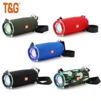 T G TG192 20W Portable Bluetooth Speaker 2400MAH RGB LED Light Wireless Boombox Waterproof Outdoor Subwoofer Stereo Loudspeaker