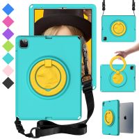 For Apple iPad Pro 12 9 inch 2022 2021 2020 2018 Case With Strap Tablet Cover for ipad pro 12.9 Heavy Kids EVA Shockproof Shell Bag Accessories