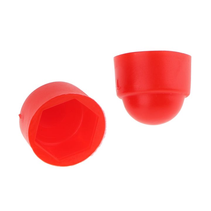 10pcs-red-plastic-dome-hex-bolt-nut-protection-caps-cover-m6-10-x-13mm