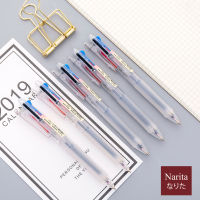 ปากกา NARITA รุ่น 137 ขนาด 0.7 mm แบบ 3 In 1 ด้วยหมึก 3 สี แดง ดำ น้ำเงิน ใน 1 แท่ง เส้นใหญ่ ชัดเจน เขียนดีเขียนลื่น