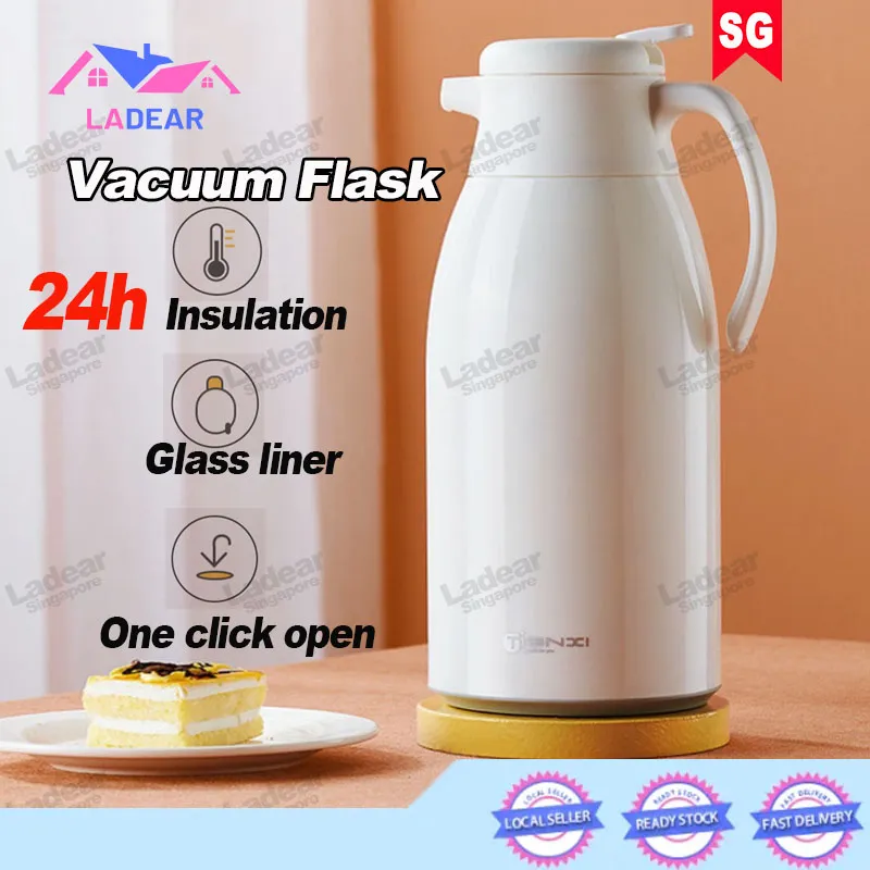 1L 1.9L Hot Water Pot Coffee Vacuum Flask Thermos