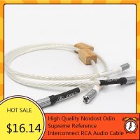 【YF】 High Quality Nordost Odin Supreme Reference Interconnect RCA Audio cable with Carbon fiber PLUG