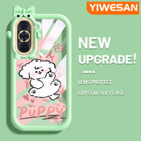 YIWESAN เคสสำหรับ Huawei Nova 10 Nova 10 Pro เคสลายการ์ตูนน่ารักลูกสุนัขน่ารักใหม่เคสมือถือใสกันกระแทกสุดสร้างสรรค์เคสเลนส์กล้องถ่ายรูปปิศาจน้อยปลอกซิลิโคนใสนุ่ม