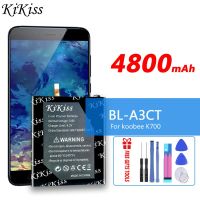 Bla3ct Kikiss 4800มิลลิแอมป์ต่อชั่วโมงสำหรับโทรศัพท์มือถือ A3ct Koobee K700 Bl