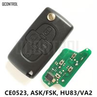 【✱2023 HOT✱】 haokao5 กุญแจรถยนต์รีโมท Qcontrol สำหรับ Peugeot 807 1007ชิป Id467941 Ce0523อัตโนมัติ433Mhz สัญญาณ Ask/fsk