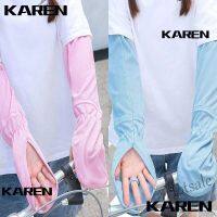 【hot sale】₪ D13 KAREN1 Ice Sleeve Gloves Summer UV Protection Driving Breathable Oversleeves